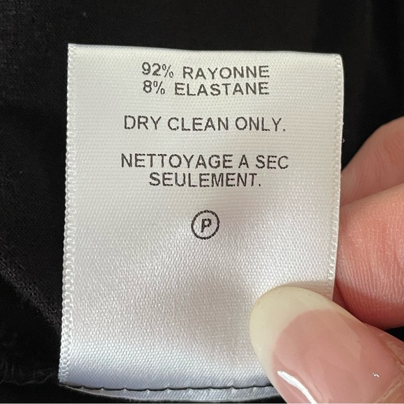 LBD Alert! Black Lined Lace Dress by Velvet NWT Size: P - Picture 12 of 15